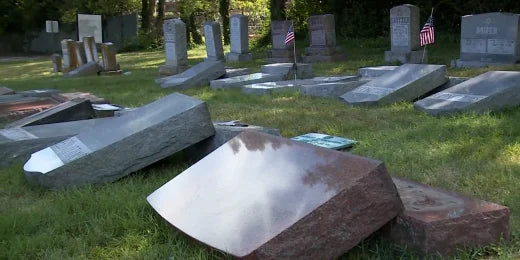 FBI Investigating After Nearly 200 Gravestones Vandalized at Jewish Cemeteries in Cincinnati