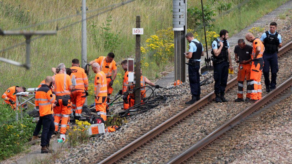 French Rail Lines Disrupted by Coordinated Sabotage Ahead of Paris Olympics