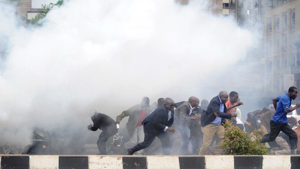 Tear Gas Fired at Protesters Amid Calls for Kenyan President to Step Down