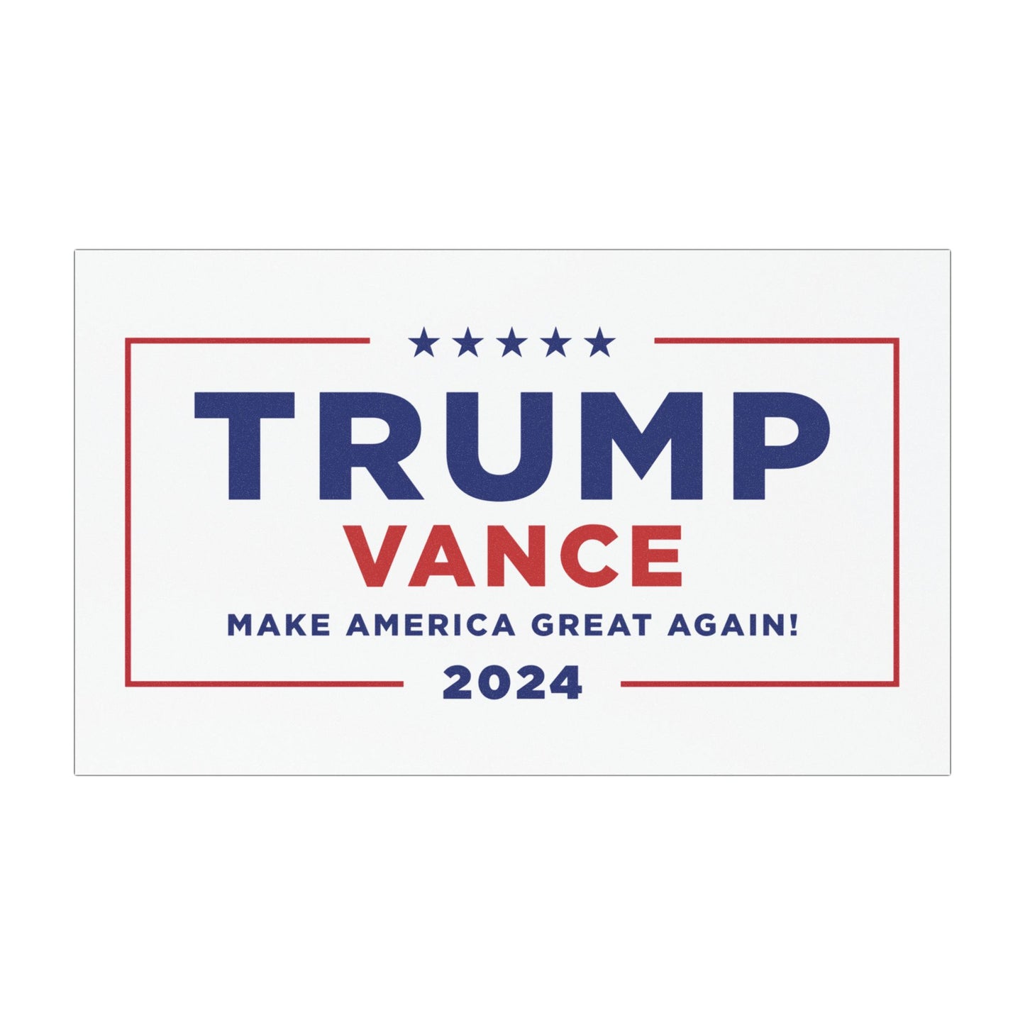 Classic Trump-Vance Campaign Bumper Magnet