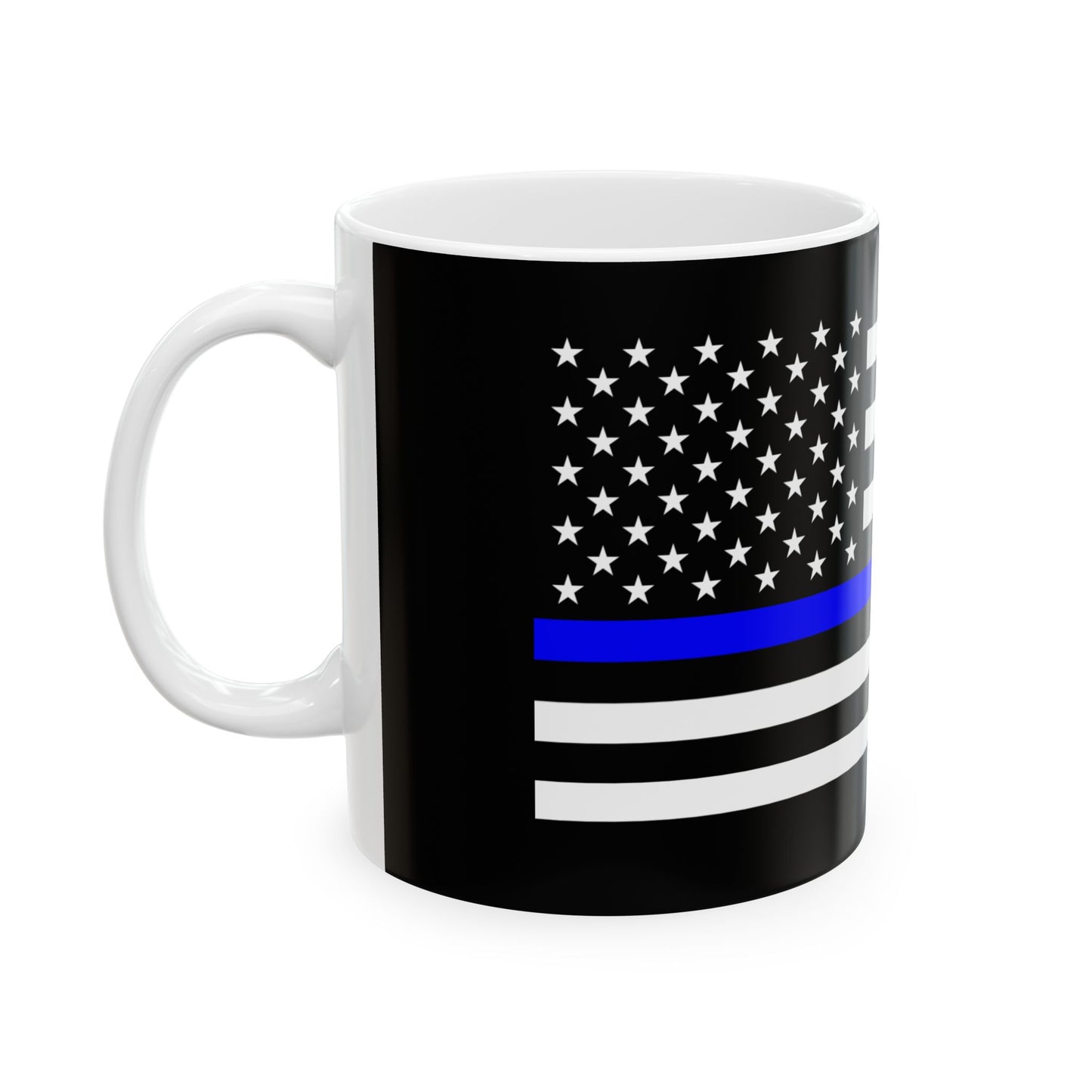 Thin Blue Line Tribute Mug