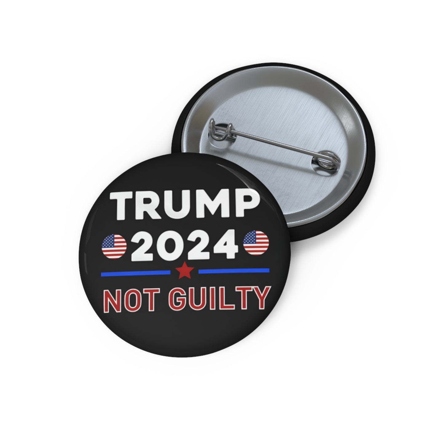 NOT GUILTY Pin Button