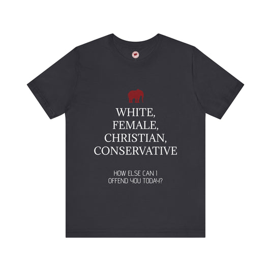 How Else Can I Offend You Today? Female T-Shirt