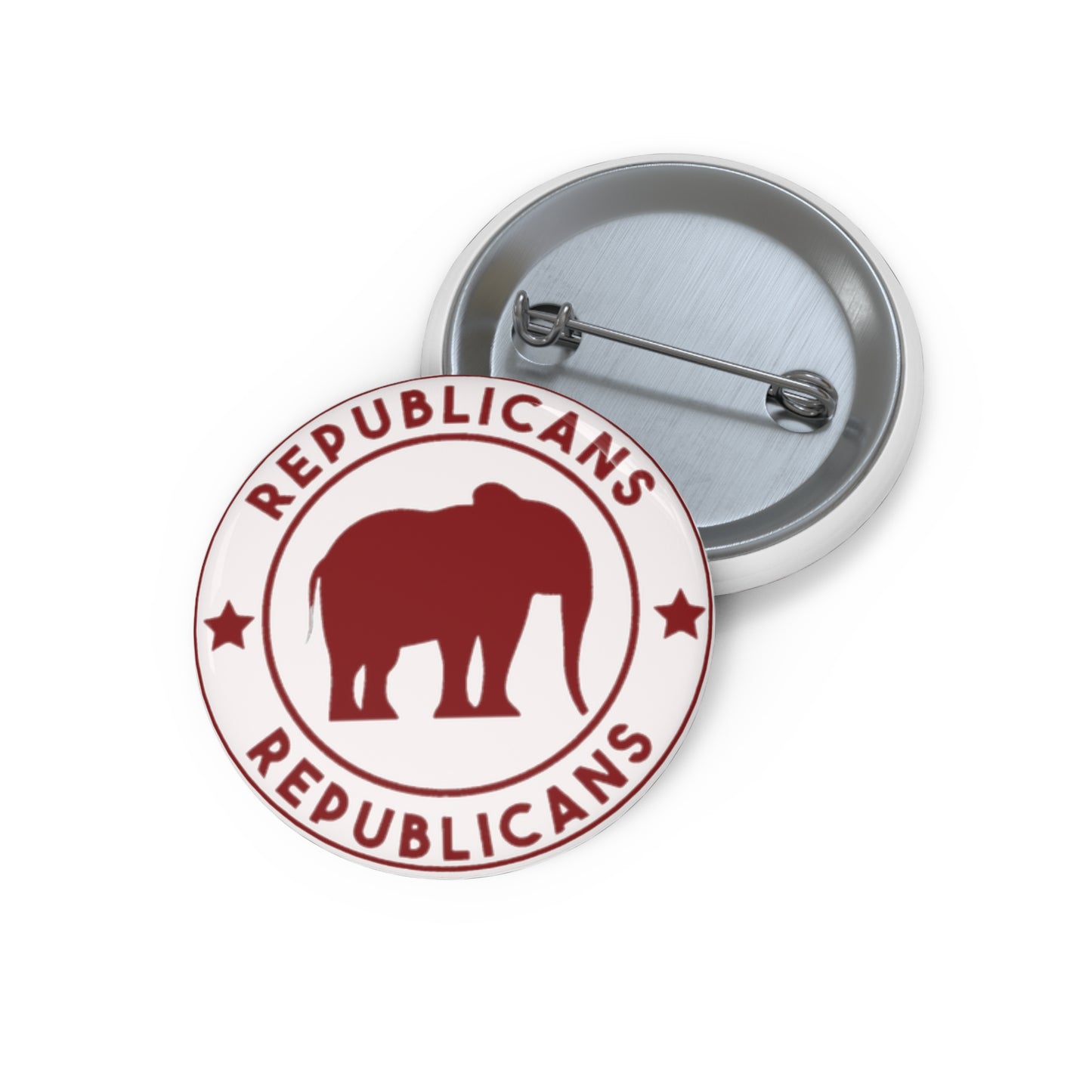 Republican Outlet Pin Button