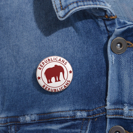 Republican Outlet Pin Button