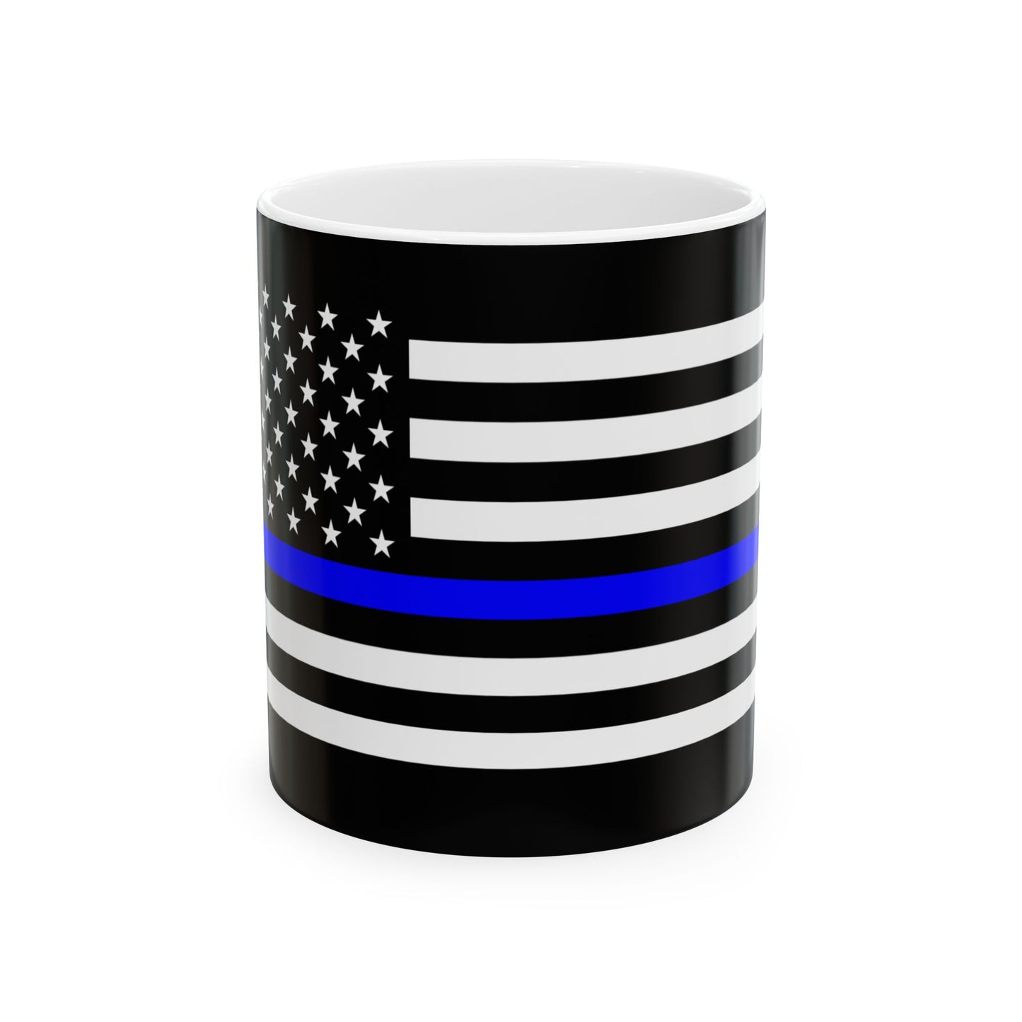 Thin Blue Line Tribute Mug