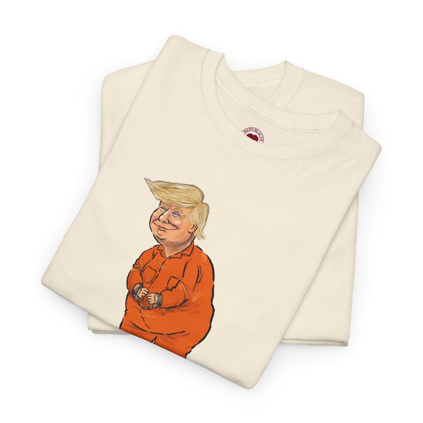 I'm Voting For a Convicted Felon Political Cartoon T-Shirt