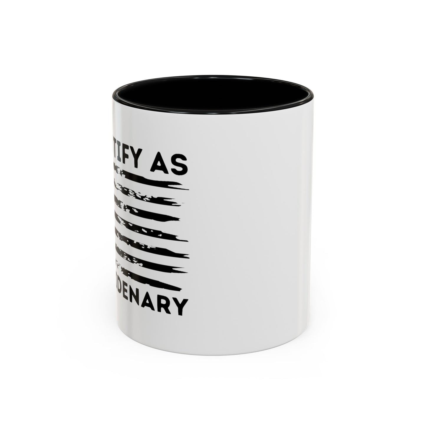 I Identify As Non-Bidenary Accent Mug